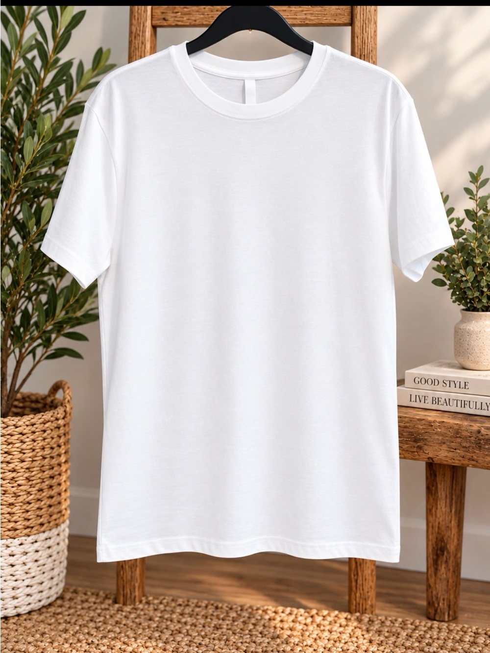Original Favorites Supima Cotton White Crewneck T-Shirt | NWT